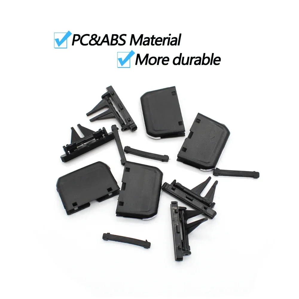 Front AC Vent Grille Air Outlet Tab Clip Paddle Adjust Repair Kit For VW Volkswagen Tiguan 2017 2018 2019 2020 2021 2022 5
