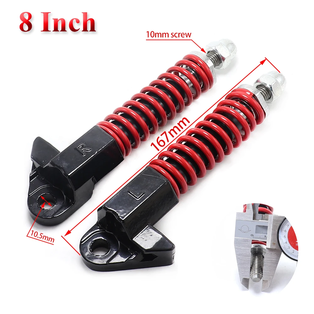 

Electric Scooter Front Wheel Hydraulic Shock Absorber 8 Inch Folding Bicycle Spring Shock Absorber for KuGoo M4, Etc