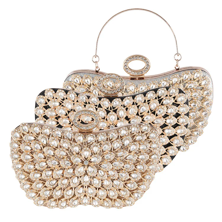 

Dinner Clutch Women's Handbag Diamond Banquet Bag Versatile Dress Evening Women's Pochette Soirée Femme Mariage Bolsos De Fiesta