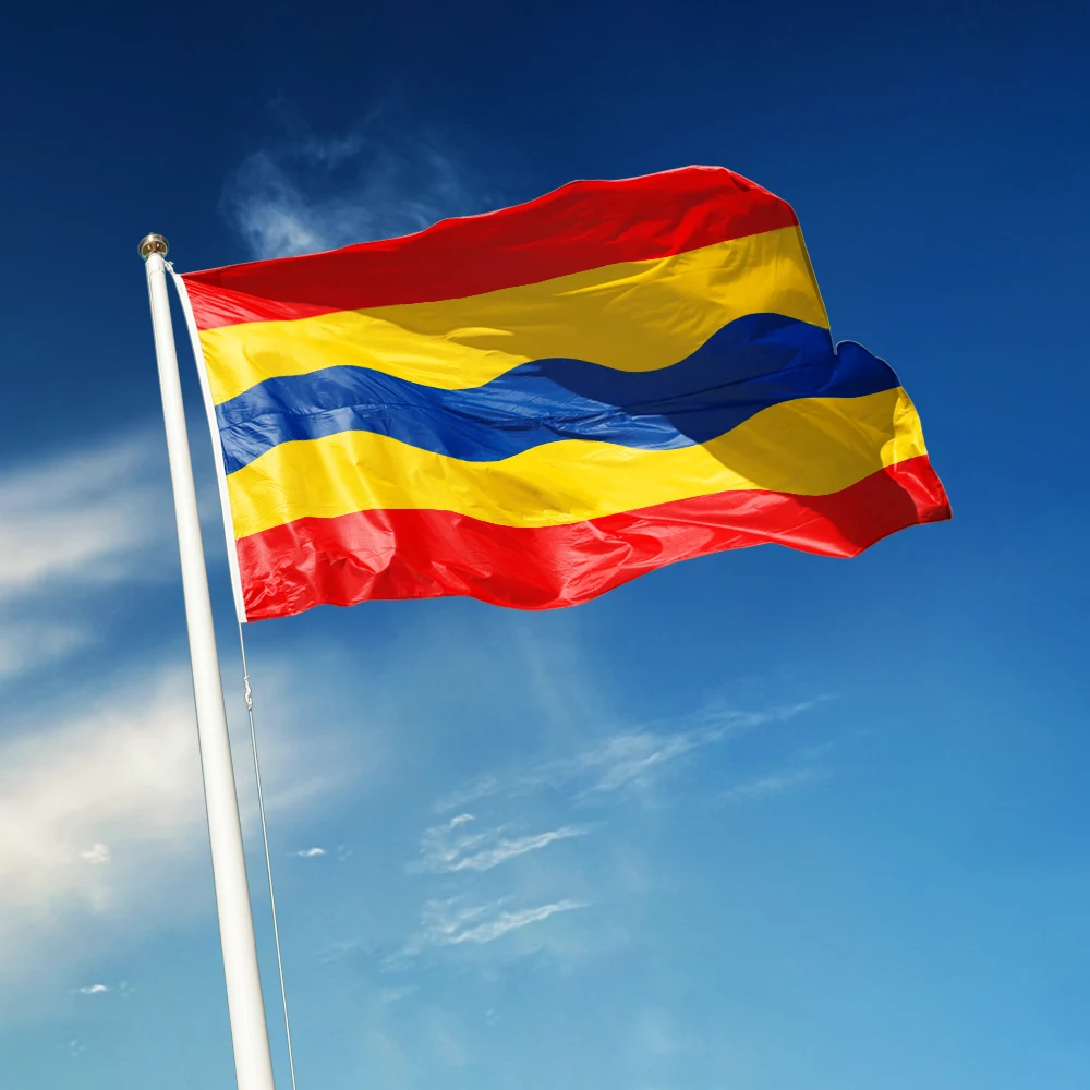 3x5 Ft Overijssel Flag Vivid Color a Province of Netherlands Flags Polyester with Brass Grommets