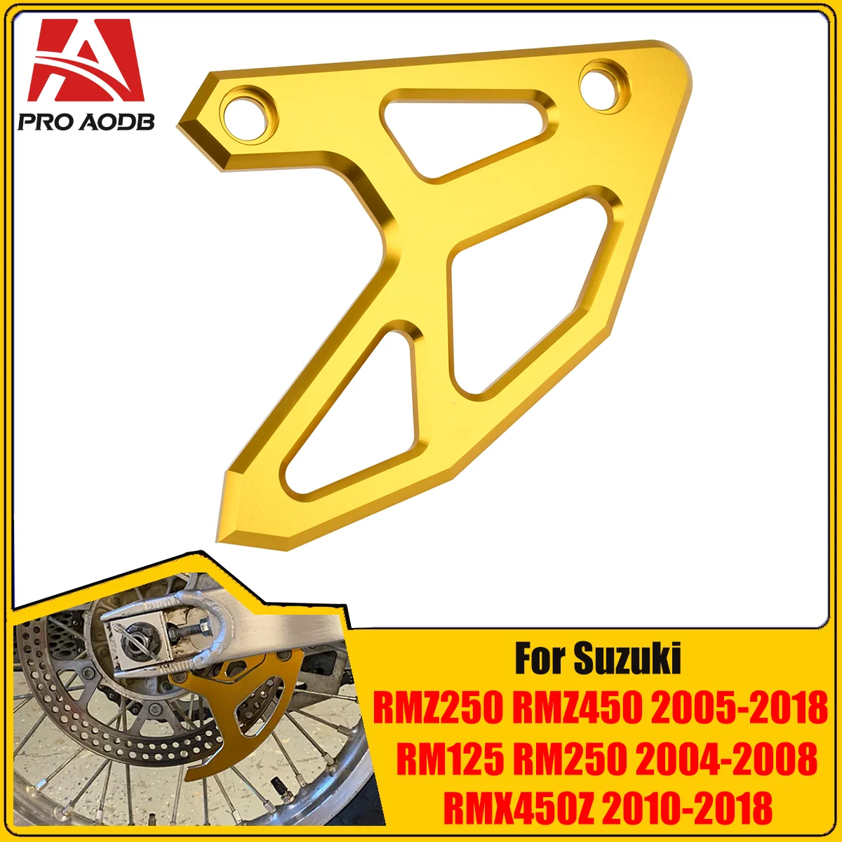 

Motorcycle CNC Rear Brake Disc Guard Protector Cover For Suzuki RMZ450 RMX450Z RM 125 250 Z250 Z450 RMX 450Z RM125 RM250 RMZ250