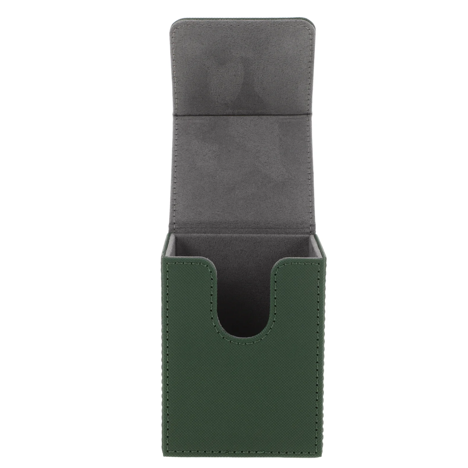 

Коробка для хранения карточек премиум-класса из искусственной кожи для торговых и игральных карт Прочный органайзер с фланелевой подкладкой для коллекции колод для домашнего использования