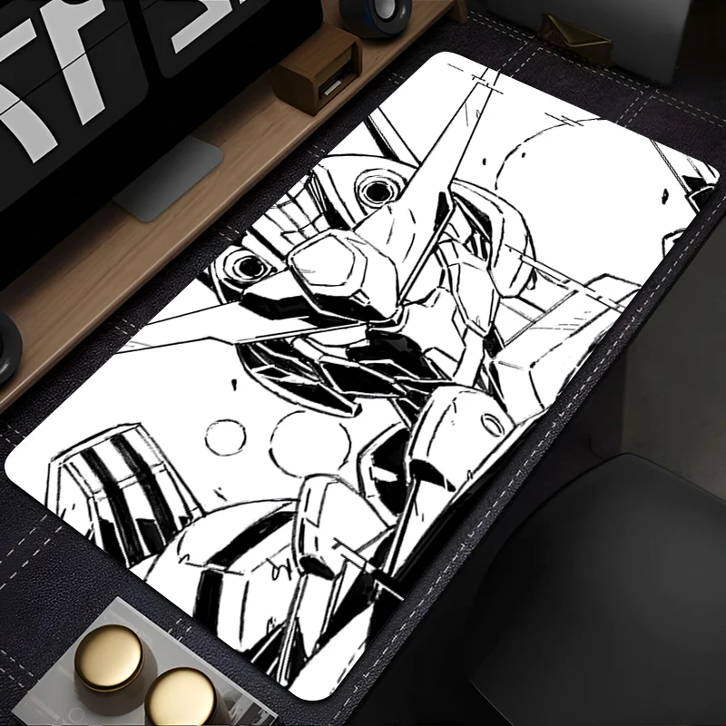 Alfombrilla de ratón mecánica Warrior Gundam, ordenador aéreo, Gamer, accesorios para PC, alfombrilla de goma antideslizante para escritorio, alfombrilla para teclado de ordenador portátil