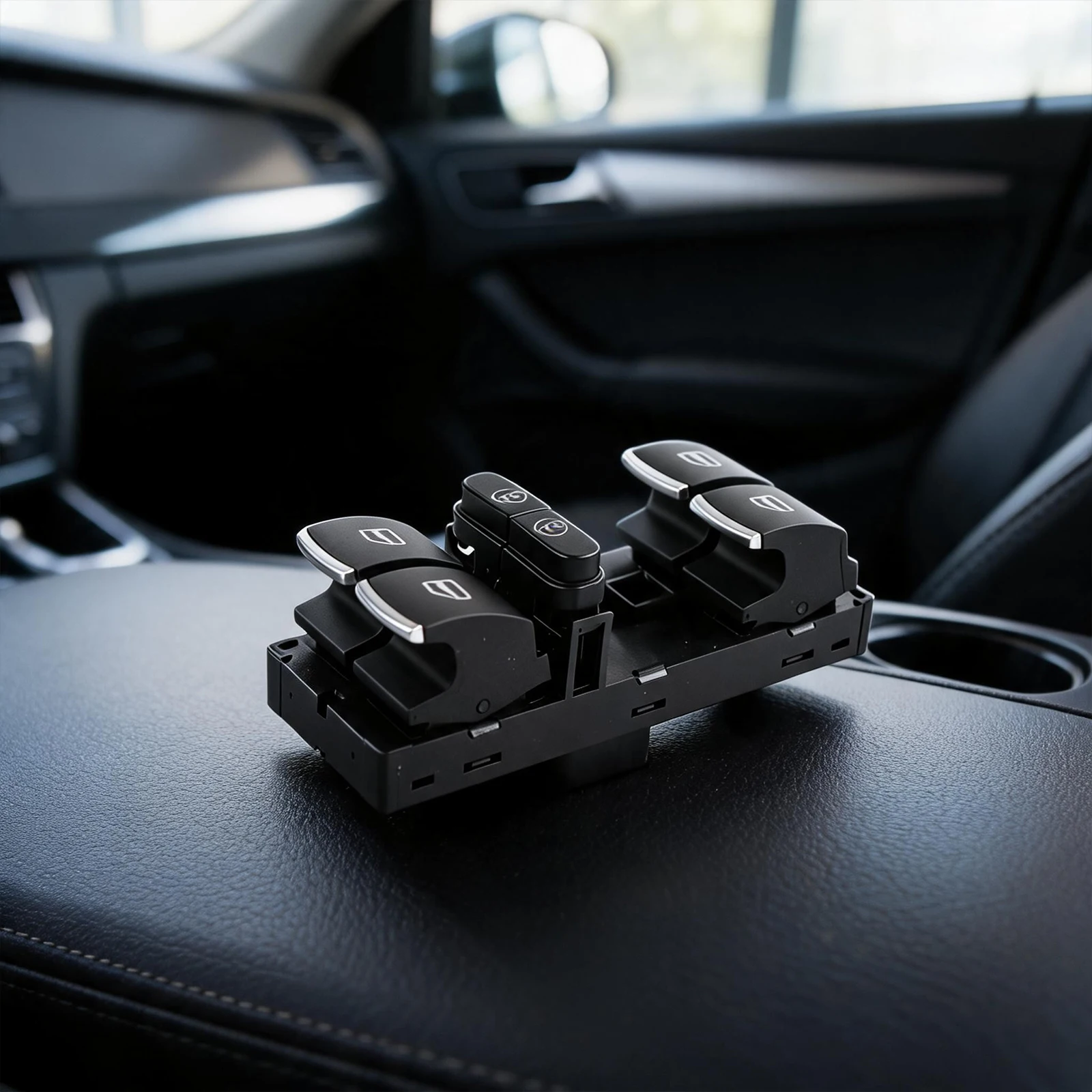 Car Body Inner Window Control Gadget Window Lift Operated Button Match Standard Interior Layout Of Regular Auto Models
