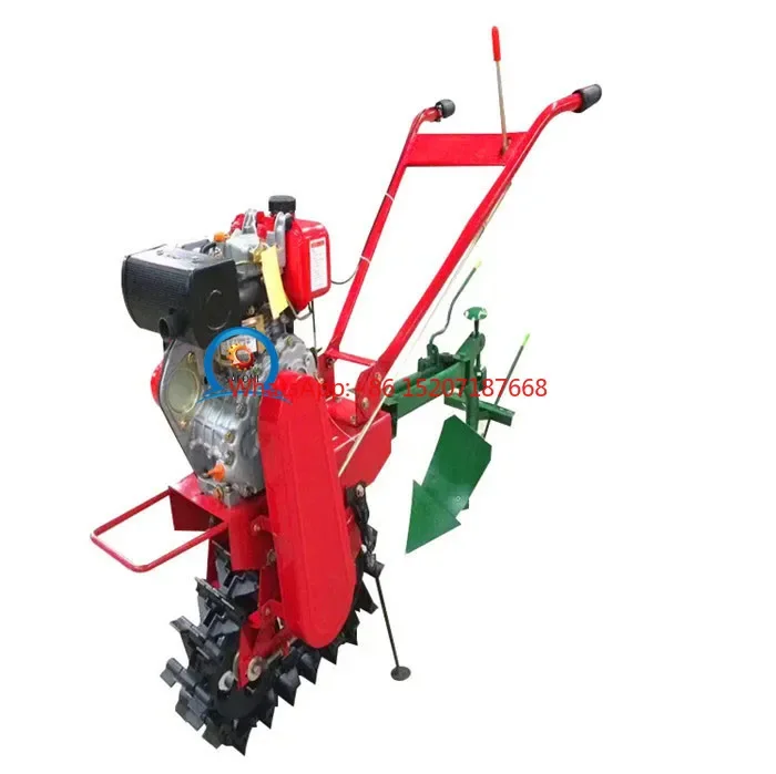 

hot sale garden supervisor tiller plough mini seeder with crawler wheel small power tiller cultivator and seeder