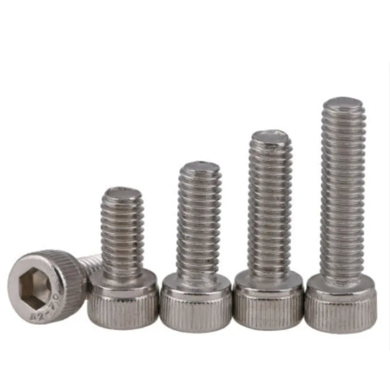 M8 - 1.25 Left Hand Thread Socket Cap Screws Hex Allen Bolts A2 304 Stainless