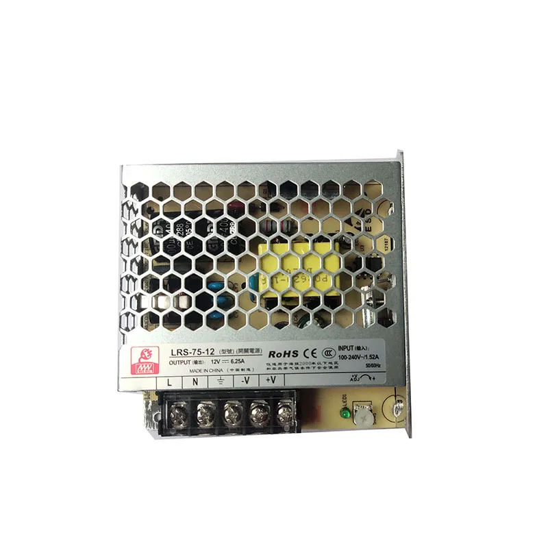 LRS-75-12 Adjustable DC To DC 6A  100V 240V