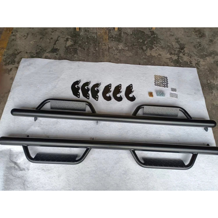 China wholesale factory pick up other body parts steel running boards side steps fit for HILUX pickup