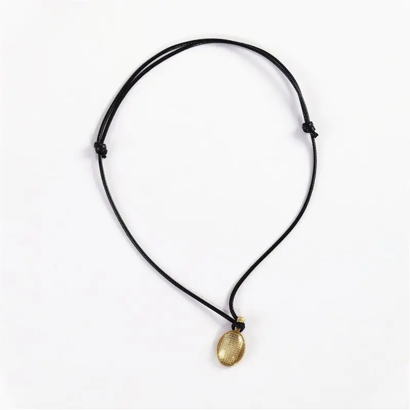 10/50pcs Black Genuine Leather Cord Neclace Sliding Knot Adjustable Long Choker Necklaces for DIY Necklace Jewelry