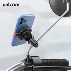 Universal Quick Release Motorcycle Electric Moto Bike Phone Holder Navigation Support Rearview Mirror Mount Clip GPS Brackets