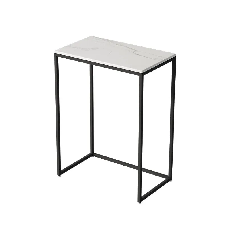 Internet celebrity sweeping robot shelf floor modern simple living room sofa small side few minimalist rock slab storage table