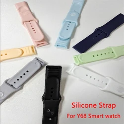 Adjustable Bracelet Watchband For Y68 Wrist Strap Smart Wrist Silicone Strap TPU Belt Bracelet Watchband Replacement Accessories