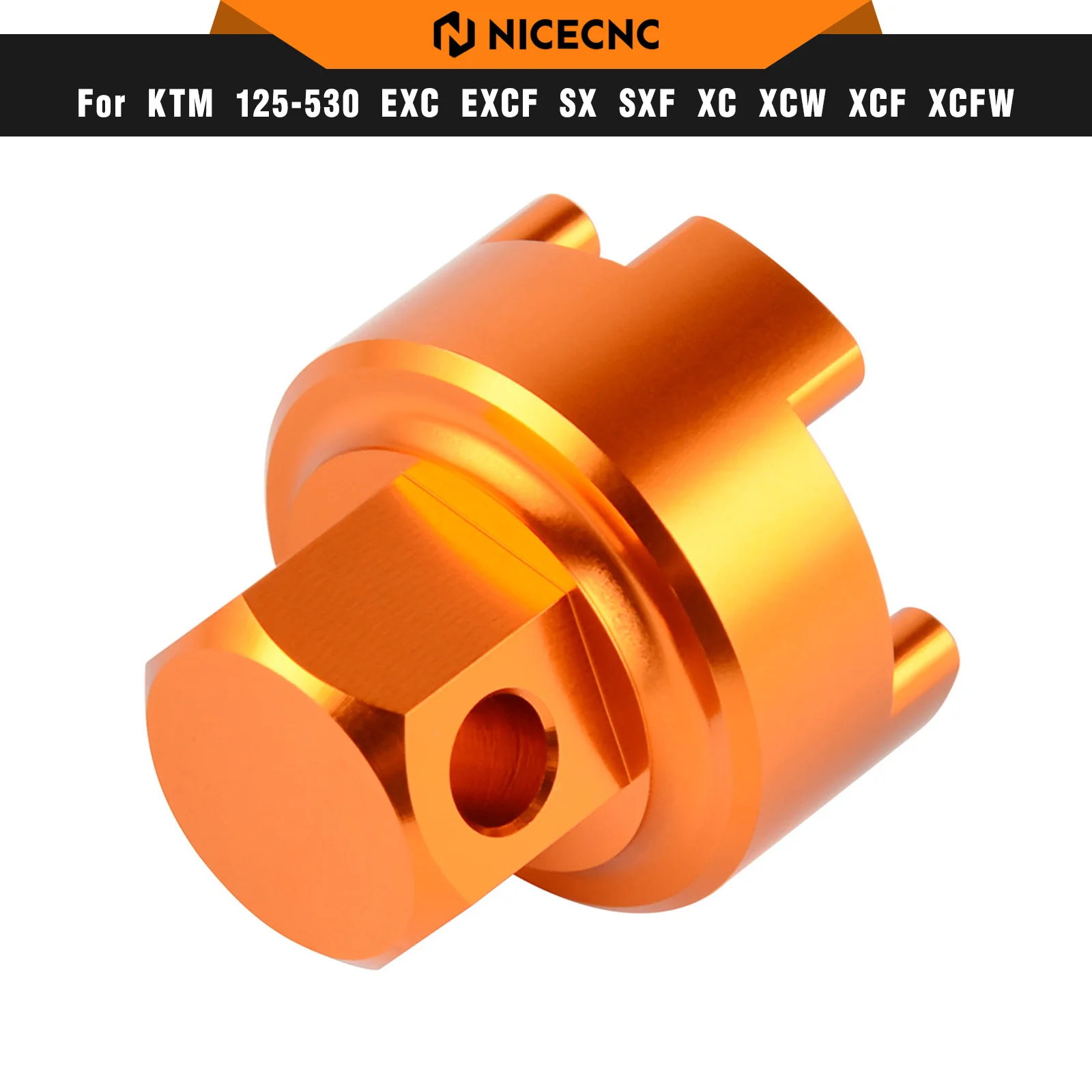 NICECNC For KTM SX 125 SX 250 SXF 350 SXF 450 2017-2023 WP Front Fork Compression Valve Removal Tool For Husqvarna TX 300 FX 350
