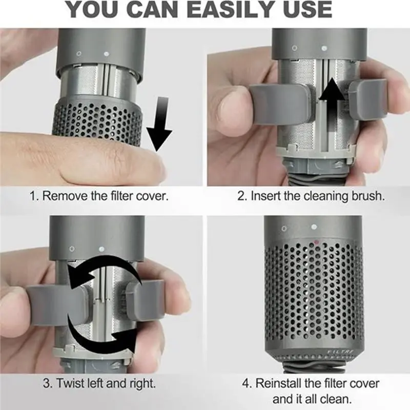 AD-فوهة مشط تنعيم لـ Dyson Airwrap HS01 HS05 HS08 مرفق للشعر المرضع بالتنعيم والمستقيم #4