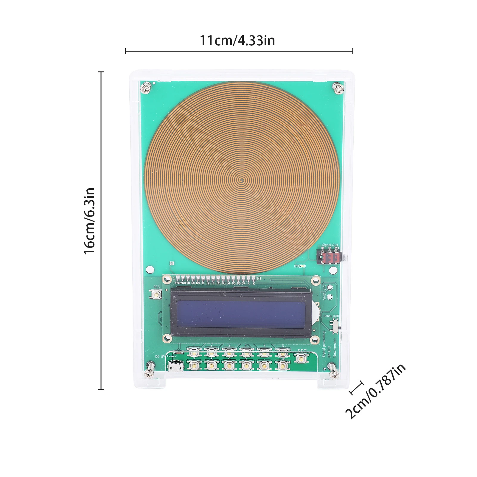เครื่องกำเนิดคลื่นชูมันน์ 7.83Hz เครื่องกำเนิดความถี่ต่ำพิเศษ เครื่องกำเนิดพัลส์ความถี่ต่ำพิเศษ เครื่องเพิ่มความเข้มคลื่นชูมันน์-ธรรมชาติ