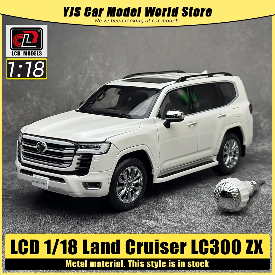 

LCD Diecast model 1/18 scale Land Cruiser LC300 ZX SUV Metal car model Static display collection holiday gifts