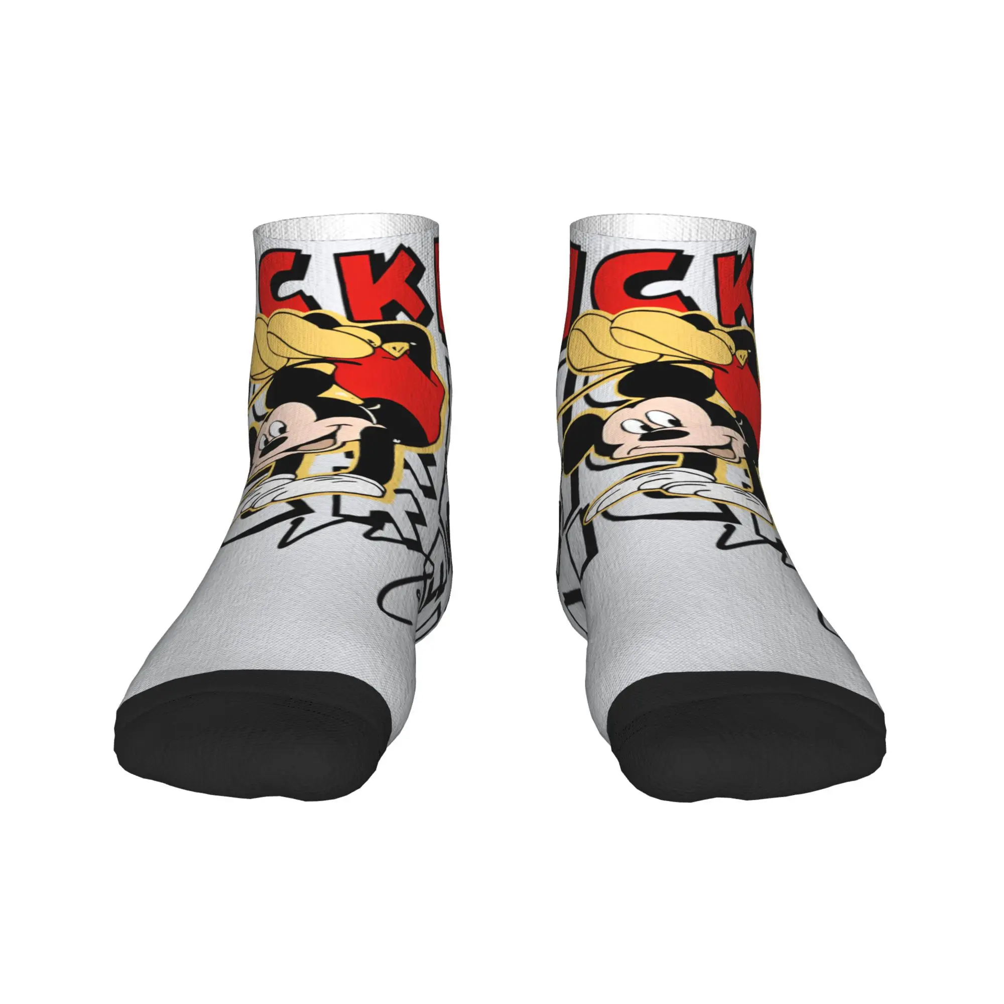 

Ankle Socks For Unisex Men Mickey Mouse Comic Casual Socks Printed Non Slip Soft Breathable Summer Funny Running Sports Sock