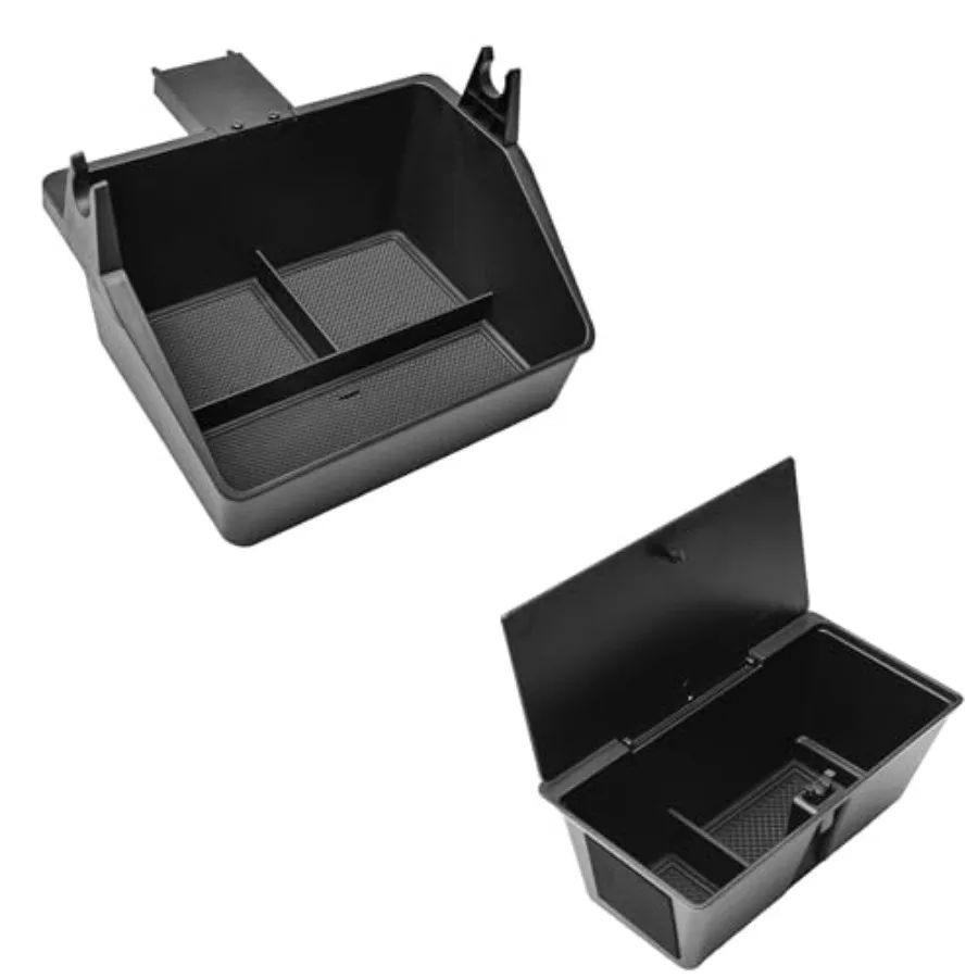 

Under Seat Storage Box and Console Hidden Storage Box for 2022-2024 2025 Ford Maverick Power Seat, Front Row Underseat Organize