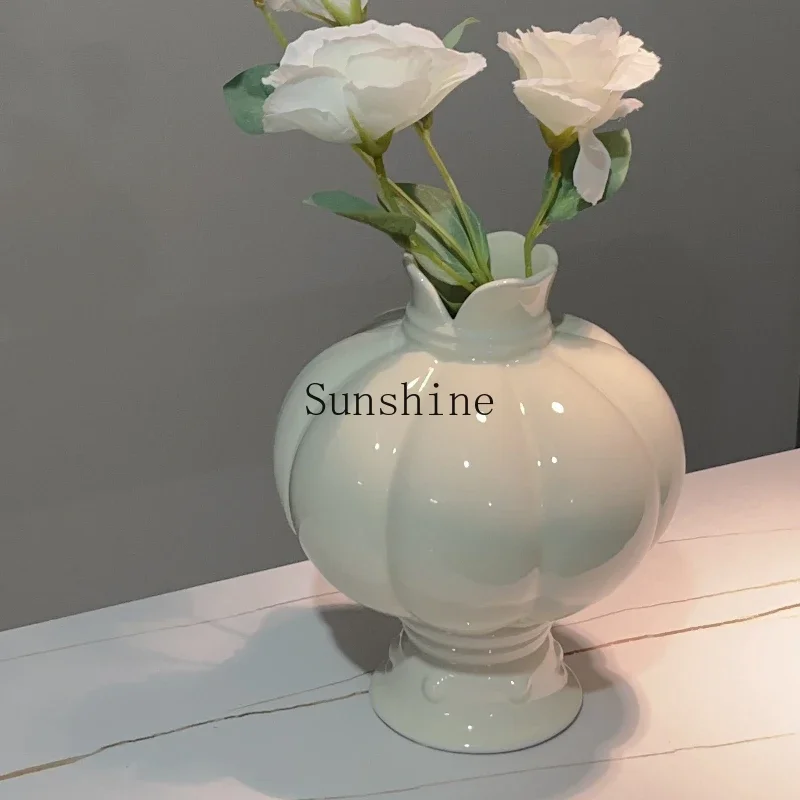 

Lantern ceramic vase living room ornament art flower arrangement hydroponic decoration