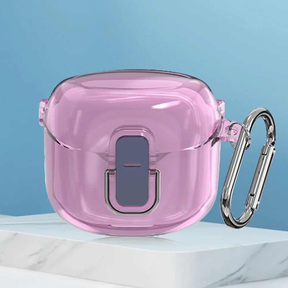 Earbuds Skin Cover Shockproof Hard PC Shell Clear Case Cover Protective Sleeve Anti-drop for JBL Tune Flex 2023 Wireless Earbuds