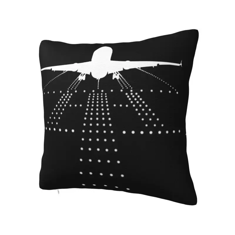 Airplane Aviation Pilot Pillow Covers Home Decor Kawaii Plane Aviator Gift Outdoor Cushions Square Pillowcase
