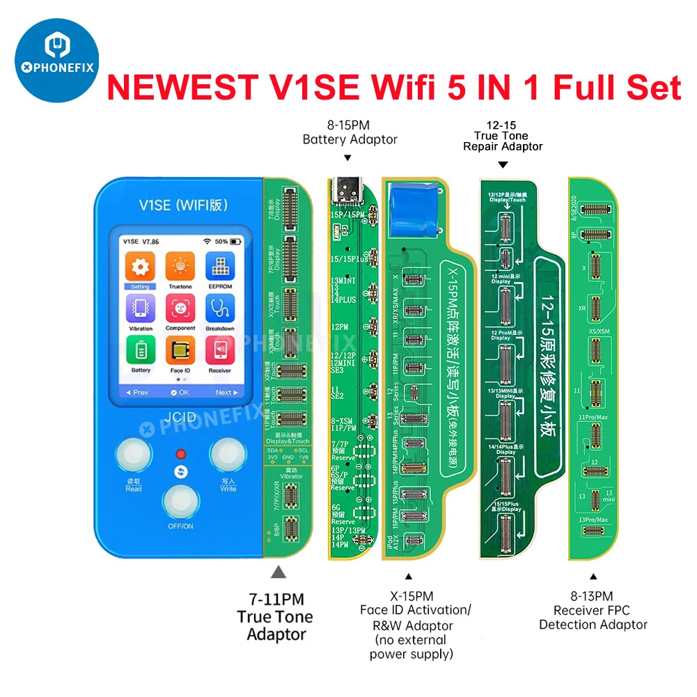 JCID V1SE Programador WiFi para iPhone 11-17 Pro Max True Tone
