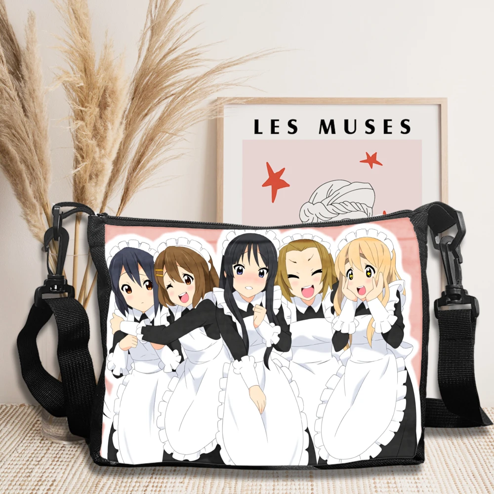 

Crossbody Bag Black Anime K On Printed Shoulder Bag, Daily Travel Shopping Bag Casual Crossbody Bags