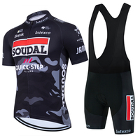 Soudal Quick Step Cycling Jersey Set 2025 Men NEW Summer Cycling Clothing MTB Road Shirt Bicycle Bib Shorts Maillot Ciclismo