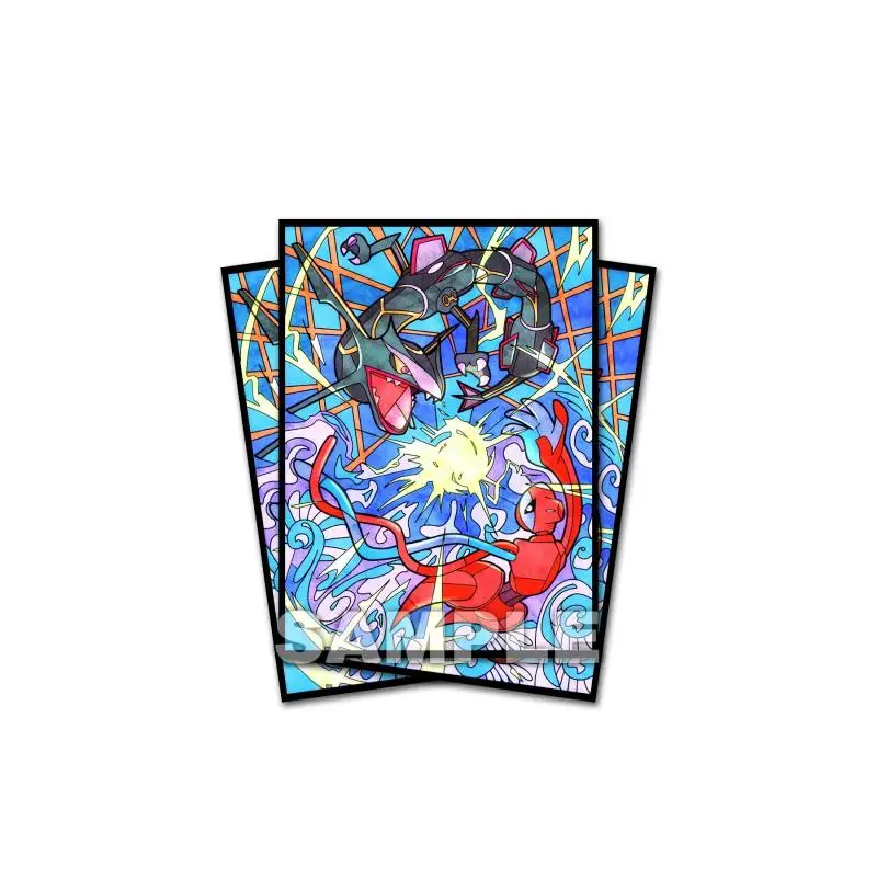 60Pcs/Set 67*92MM Anime Pokemon PTCG Card Sleeve Eeveelution Ho-Oh Lugia Rayquaza Deoxys Hobbies Collectibles Gift Toys