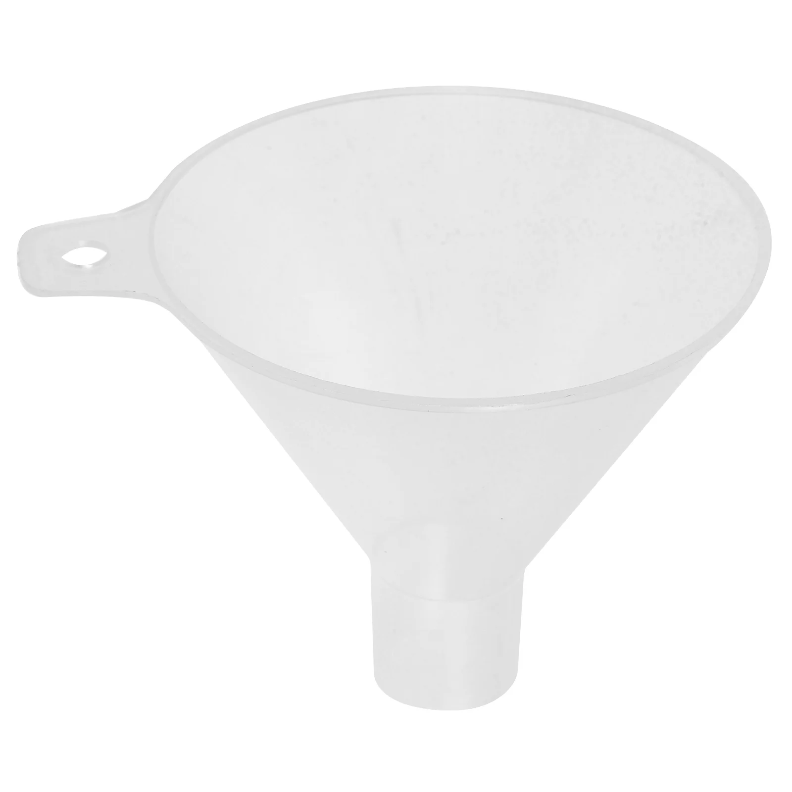 

Plastic PP Lab Funnel 100mm Flat Bottom Powder Reagent Addition Scientific Filling Filter Laboratory Use Clear Short Stem