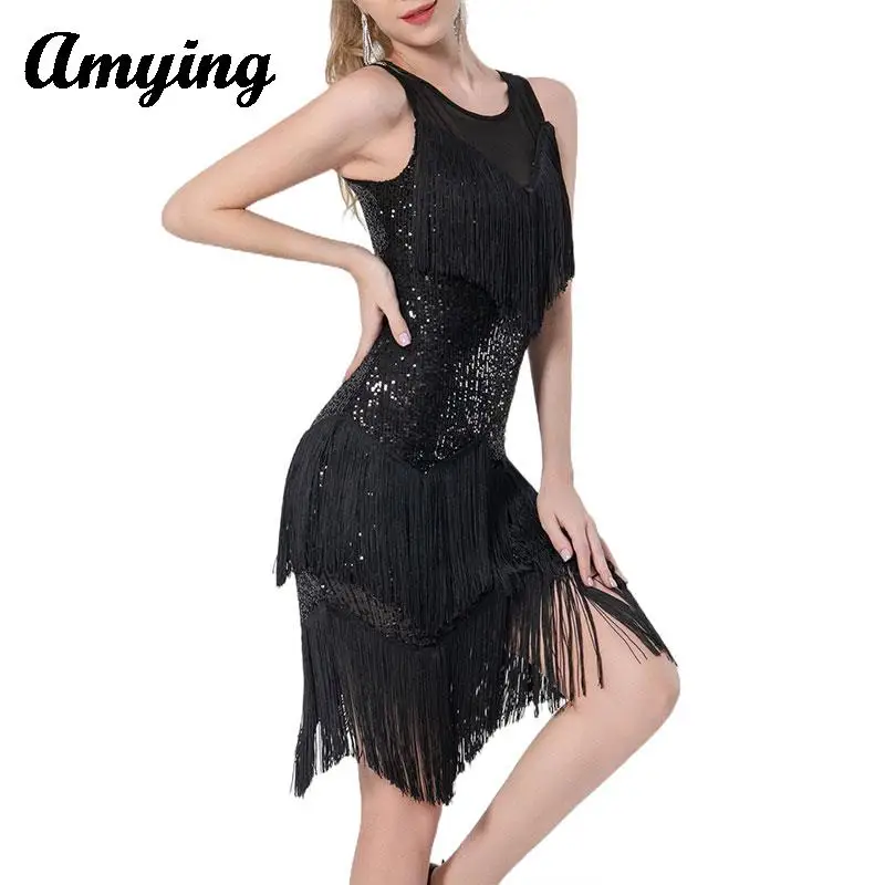 Nuovo vestito da ballo sexy da donna salsa/sala da ballo/tango/chacha/rumba/samba/vestiti latini per le signore costume da allenamento per spettacoli di danza