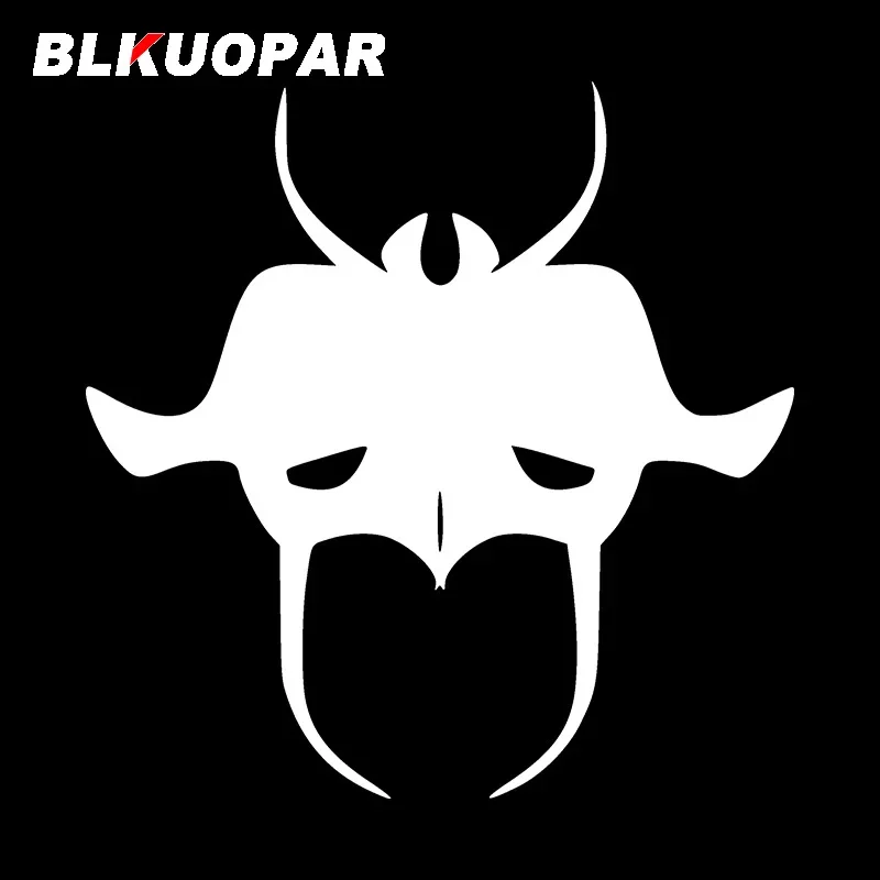 BLKUOPAR for Devil Face Mask Car Sticker Funny Occlusion Scratch Decal Personality Refrigerator Surfboard Laptop Vinyl Car Wrap