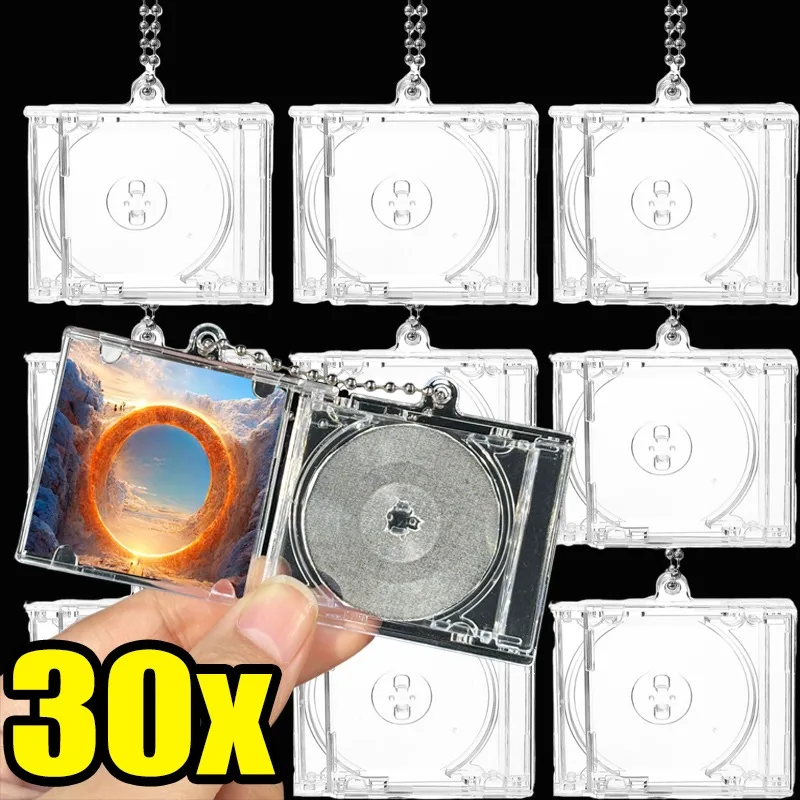 

1-30 шт. NFC коробка для хранения музыкального альбома DIY пустой чехол брелок кулон портативный рюкзак Декор подарок ювелирные изделия брелоки