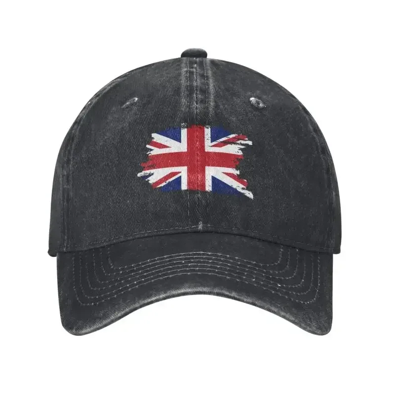 

UK Flag Baseball Cap Outdoor Women Men's Adjustable