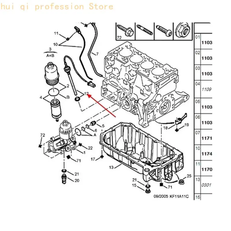 Kfz-Kraftstoffsensor-Ersatz passend für 1131F7 96440931 für 206 207 307 308 408 H8WE – Detail 8
