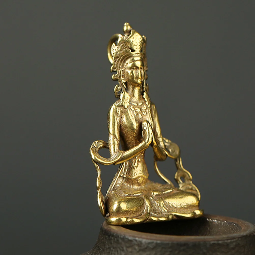 3 قطعة قلادة بوديساتفا الإبداعية النحاس شنقا ديكور فريد بوذا زخرفة للمنزل الجدار الديكور نعمة سحر #4