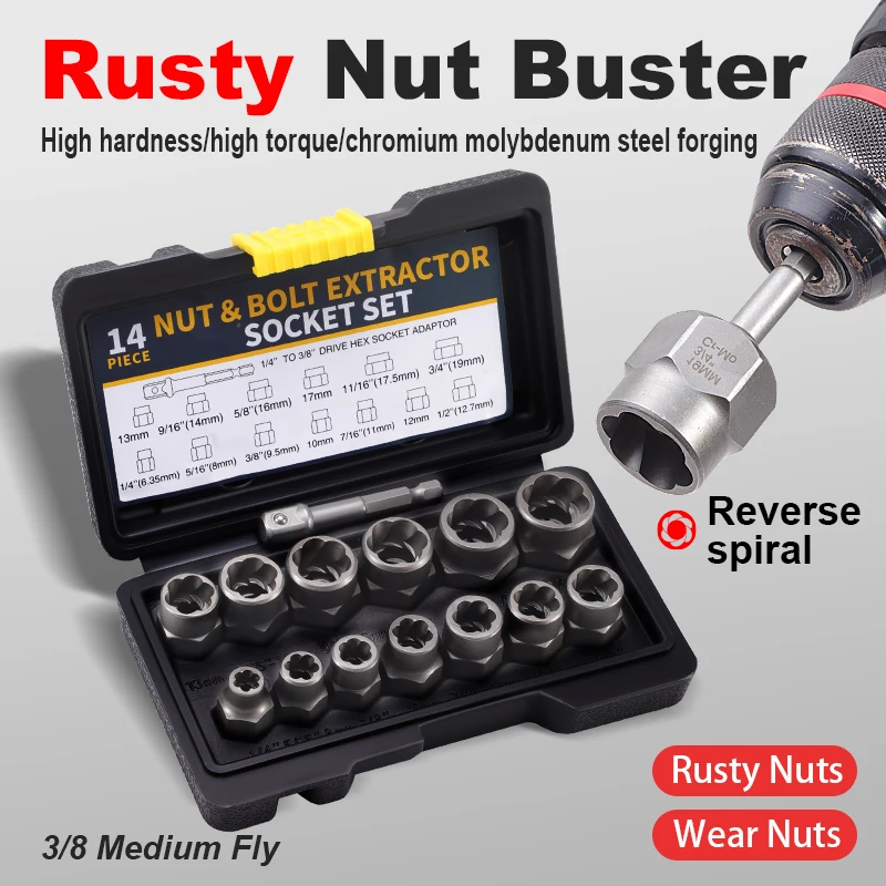 Nut Buster Socket: The Ultimate Solution for Stripped, Seized, and Rounded Fasteners