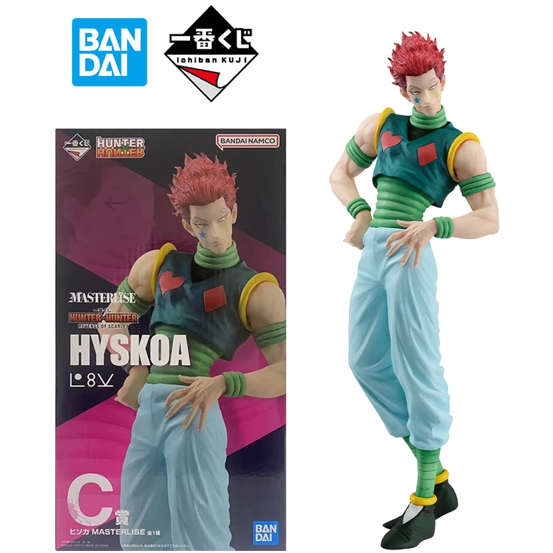 

Bandai Ichibankuji Hunter X Hunter месть алый C Hisoka masterопасный, 26 см, аниме Оригинальная фигурка, модель, игрушка, коллекция подарков