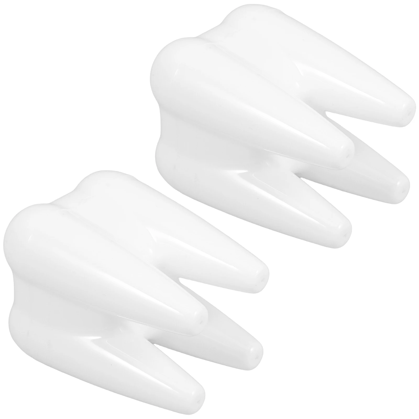 

2Pcs Toothbrush Holder Dental Shaped Cartoon Design Bathroom Counter Organizer Kids Decor Craftsmanship Storage Solution