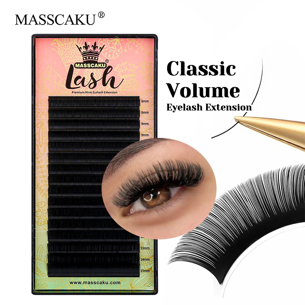 

Wholesale All Size Individual Handmade Fast Grafting Classic Volume Lashes Natural Looks Cashmere Regular Eyelash by MASSCAKU