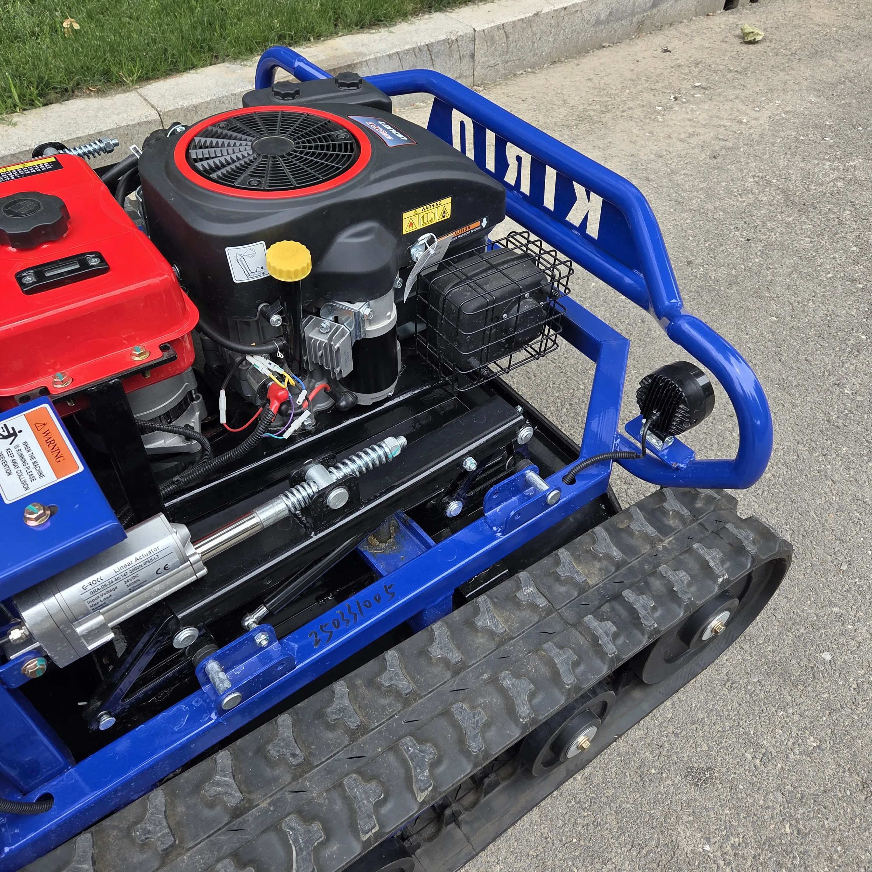 RC  Mower 800mm Steel Deck  EPA/CARB Certified | Slope Mowing & Ditch Cleaning,45° Slope Adaption for Home & Orchard |