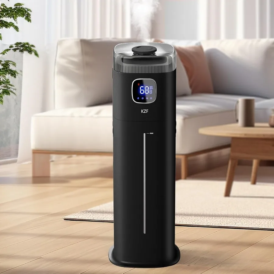 

Large Capacity Ultrasonic Cool Mist Humidifier with Humidistat for Bedroom 9L/2.5Gallon Tank 360 Adjustable Nozzle 350ML/H High