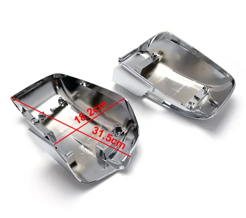 Imagen 2 del producto Cubierta de espejo retrovisor lateral para Dodge RAM, carcasa para puerta de ala, OEM:68231243AA,68231242AM, 1500, 2500, 2013-2018