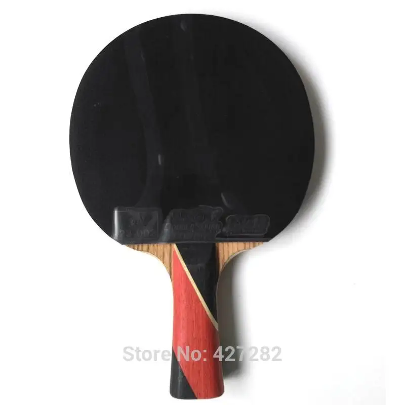 Original Double Fish Table Tennis Finished Racket 8 AC 8A-C Wood Carbon Blade Pimples in Rubber Offensive Ping Pong Racket view 4