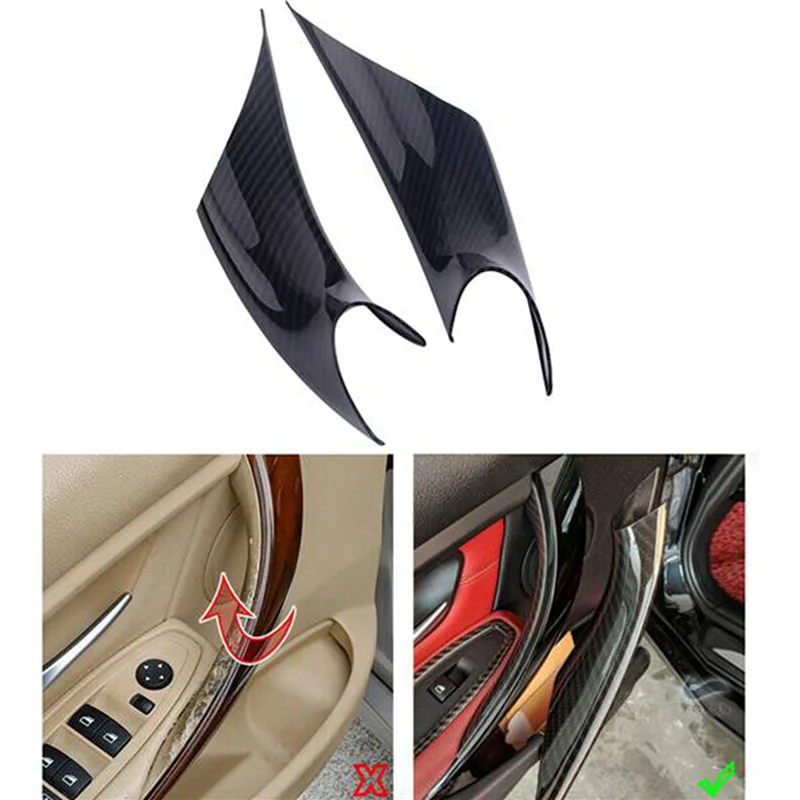 

4PCS Inner Door Pull Handle Inside Cover Protect Case For BMW 3/4 Series F30 F35 2012-2018-AS55