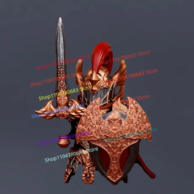 Moc blocos de construção mini figura vintage espada e escudo cavaleiro dos desenhos animados anime acessórios montagem modelo brinquedo decorativo presente