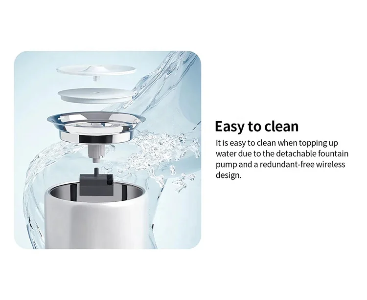 New Arrival Water Dispenser Wireless Smart Drinking Fountain 1.8L
