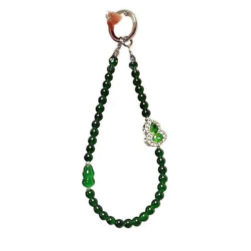 Handykette mit glänzendem Strass-Kürbis-Anhänger, universelles Lanyard für alle Handymodelle, zur täglichen Dekoration und alltäglichen Nutzung. – Detail 7