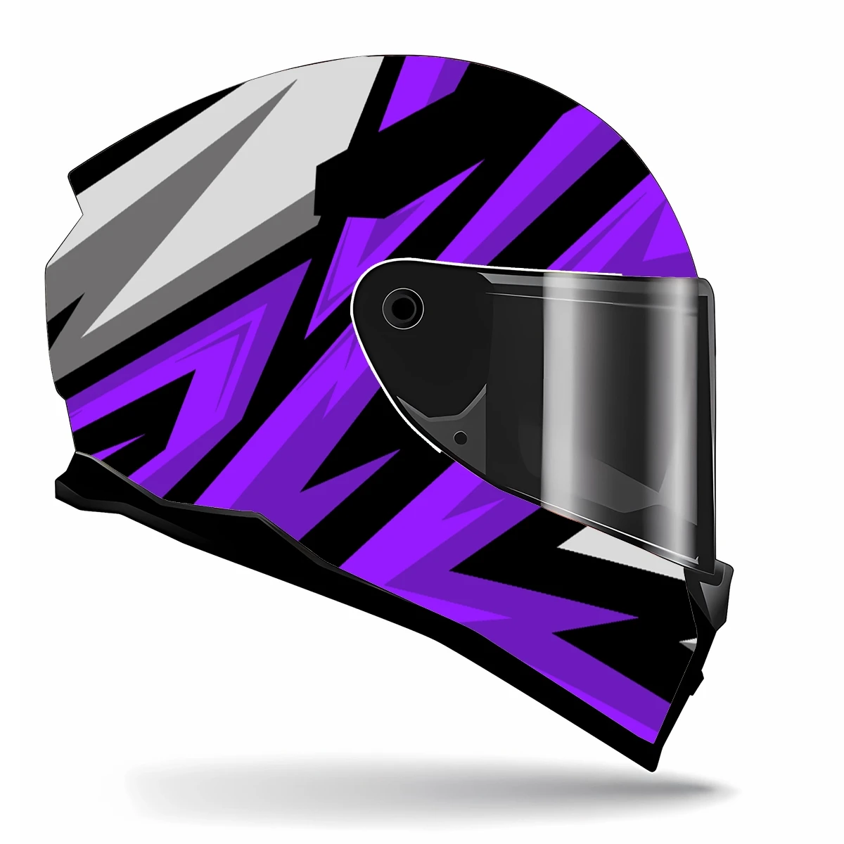 Abstract Gradient Full Helmet Wrap Sticker Motorcycle Helmet Racing Graphic Decal Vinyl Wrap Helmet Decor Sticker