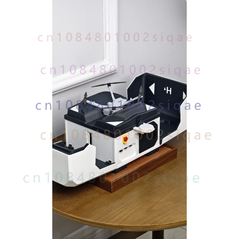 Large Scale FOR DJI Dock 3 Simulation Model, Drone Auto Charging Station Display Replica For Exhibition & Demo